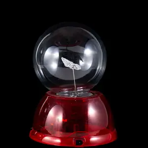 Creative Glowing Novelty 6 Inch LED Sound Control Lightning Touch Sensitive Circular Static Plasma Ball