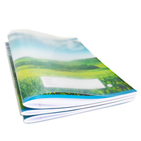 Couverture PP 50/100 feuilles cahier d'exercice à ligne unique pour cahier d'école