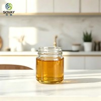 Pot en verre transparent de 160 ml à ouverture filetée, vente en gros de pots en verre pour confitures de fruits, beurre de noix et mélanges d'épices