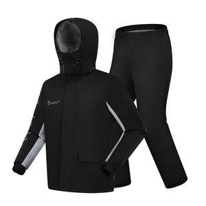 Breathable Polyester Raincoat <strong>Rain</strong> Gear Wear Lightweight Waterproof <strong>Rain</strong> Suit <strong>Jacket</strong> With <strong>Trousers</strong> - Product Image 2