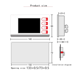 เครื่องชั่งดิจิตอลแบบสายพานปรับได้  เครื่องชั่งสายพาน  เครื่องป้อนน้ำหนักแบบสายพาน  เครื่องมือดิจิตอล  ตัวควบคุมการแสดงผลแรงบิด  อินพุต <span class=keywords><strong>RS485</strong></span> - Product Image 6