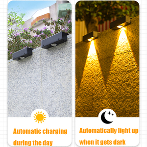 Lampe murale solaire IP65, étanche, LED extérieure, pour cour, balcon, jardin, décorative - Product Image 5