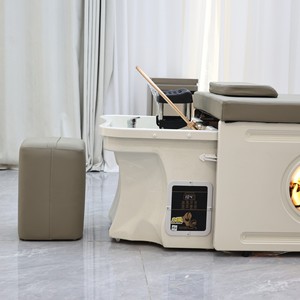 Cama <span class=keywords><strong>de</strong></span> Masaje Tailandés para Salón, Lavacabezas con Terapia <span class=keywords><strong>de</strong></span> Agua para Spa Capilar - Product Image 5