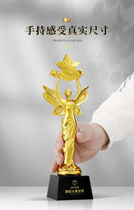 Estatuilla dorada <span class=keywords><strong>de</strong></span> alta calidad, resina <span class=keywords><strong>de</strong></span> baile, trofeo <span class=keywords><strong>de</strong></span> cristal, agencia, letras <span class=keywords><strong>de</strong></span> <span class=keywords><strong>Ballet</strong></span> para niños, competición <span class=keywords><strong>de</strong></span> <span class=keywords><strong>ballet</strong></span> creativo PR - Product Image 6