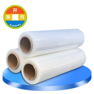 Película Estirable Transparente de Polietileno Directo de Fábrica, Rollo de 500 mm de Ancho, Película de Plástico para Embalaje, 300 m de Longitud - Product Image 2