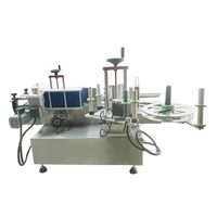 Machine d'étiquetage automatique de table, ronde et compacte, pour bouteilles rondes et carrées, cosmétiques, vin, boissons, bouteilles en verre