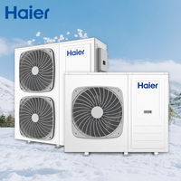 Bomba de Calor Monobloque EVI DC Inverter de Alta Temperatura (75 Grados) 8kw 10kw 12kw para Agua Caliente Doméstica en Villas, de China
