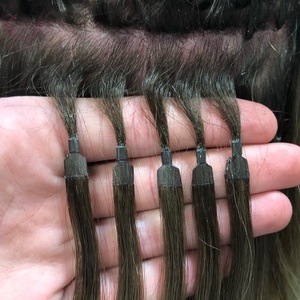 Extensiones de Cabello Humano Virgen Remy de un Solo Donante, Grado 12A, Pre-Adheridas, Doble Trama, Doble Capa, <span class=keywords><strong>Precio</strong></span> al por Mayor - Product Image 1