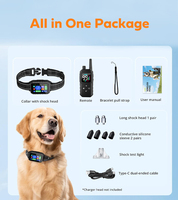 Neues Hundetrainingshalsband Kabelloses GPS-Zaun Intelligentes Hundehalsband Grenzabgrenzung App Kostenlos Ohne Abonnement