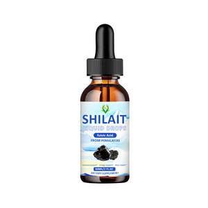 Gotas líquidas de Shilajit del Himalaya orgánico 100% de etiqueta privada 1000mg con extracto de raíz de Ginseng Rhodiola Rosea aumenta las gotas de resistencia - Product Image 1