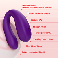 Vibrateur portable en forme de U S-hande Mini pour clitoris et anus, jouets sexuels pour adultes pour couples, vente en gros de jouets sexuels vibrants pour adultes