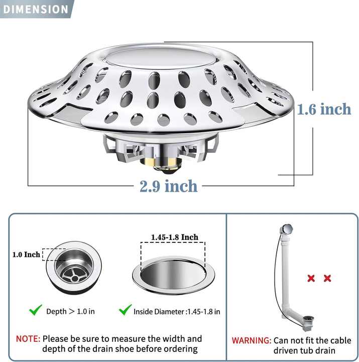 American Standard Brass-Finished Copper Bathtub Drainer Cross-Border Wood Barrel Valve Spring Core Foot-Operated Shower Room
