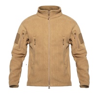 Veste de terrain tactique en polaire vert olive personnalisée OEM M65 pour l'entraînement