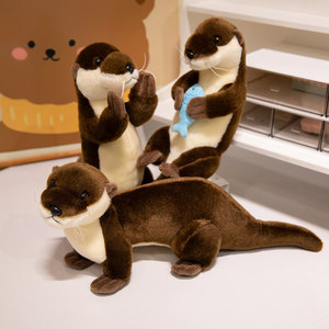 3 Stili di Peluche a Forma di Lontra, Animali di Peluche, Giocattolo Lontra - Product Image 5