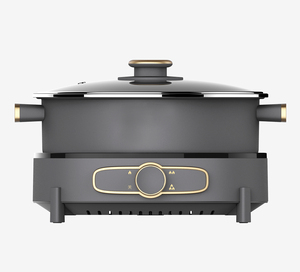 Casserole électrique de <span class=keywords><strong>cuisine</strong></span> 4L, multifonctionnelle, pour la maison, pour faire bouillir, frire et nouvelle conception de poêle électrique - Product Image 2