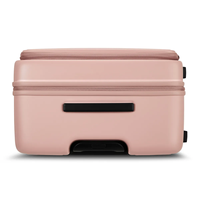 Valise à roulettes de conception nouvelle, en ABS et PC, imperméable, avec ouverture frontale et compartiment pour ordinateur portable