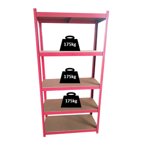 Giá để đồ văn phòng, nhà kho bằng thép sơn tĩnh điện, không cần bu lông, 5 tầng, có tính năng chống ăn mòn - Product Image 4