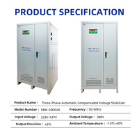Estabilizador de Voltaje Trifásico Personalizado de 300Kva, 380V 220V CA, Regulador de Voltaje Automático Trifásico Variable