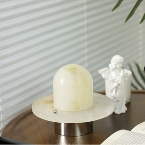 Marble Table <b>Lamp</b> E27 <b>LED</b> 220V Switch Control Eye Caring Night <b>Light</b> For Living Room Bedroom Bedside Decoration - Product Image 2