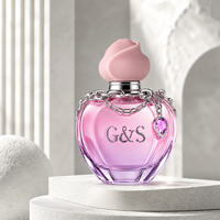 Flacon de parfum de luxe personnalisé G&S, emballage en verre, flacon diffuseur, flacon de parfum en forme de cœur de luxe, flacon vaporisateur de parfum