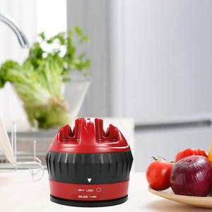 Afilador de cuchillos con ventosa, multi-grano, manual, utensilio de cocina, diseño compacto y duradero para un fácil afilado de cuchillas - Product Image 2