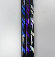JOL Édition Limitée Bâton de Hockey sur Glace en Fibre de Carbone avec Motif Graffiti en Relief Lame P92 P28 165-170cm Flex 20-102 Haute Résistance Utilisation Adulte