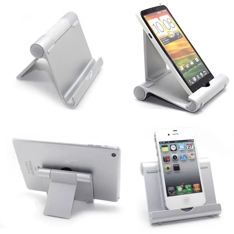 Plastic Desk Cell Phone Holder Foldable Desk Phone Holder Universal Stents Phone Stand