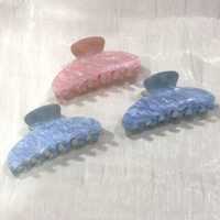 CHUJIAN Vente en gros Pinces à cheveux personnalisées en acétate motif Nuit étoilée, fixation forte, motif Galaxie, pinces requin, design premium pour femmes