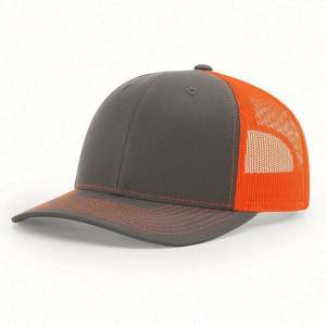 Casquette de camionneur Richardson 112 personnalisée à 6 panneaux en toile avec patch en cuir sur mesure, unisexe, pour toutes les saisons, casquette de sport - Product Image 5