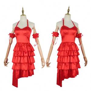 Suicide Squad Harley-Quinn Monster adulto camiseta Cosplay disfraz con bordado para mujer - Product Image 6