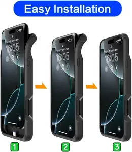 Ốp lưng sạc dự phòng không dây từ tính 10000mAh cho <span class=keywords><strong>iPhone</strong></span> 16 Pro Max, 12, 13, 14, 15 Pro Max, 16 Plus, tương thích với MagSafe - Product Image 5