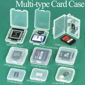 SUNSHING Plastic <b>Micro</b> <b>SD</b> <b>Card</b> Protective Box Manufacturer TF <b>Card</b> Case PP Single Slot CF XD XQD SDHC Memory <b>Cards</b> Containers - Product Image 1