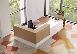 Mostrador de Recepción Personalizado Shinestone, Color Crema, Superventas, Mostrador <span class=keywords><strong>para</strong></span> Salón de Belleza, <span class=keywords><strong>Mesa</strong></span> de Recepción Circular Pequeña <span class=keywords><strong>para</strong></span> Salón de <span class=keywords><strong>Uñas</strong></span> - Product Image 5