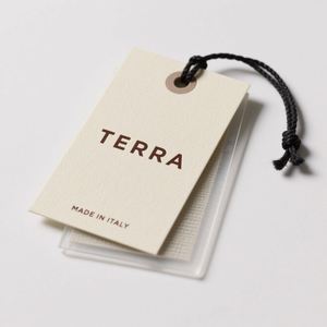 Recycl hangtag tùy chỉnh sang trọng treo nhãn với cáp treo miễn phí đu đặc biệt giấy treo thẻ cho quần áo may mặc - Product Image 3