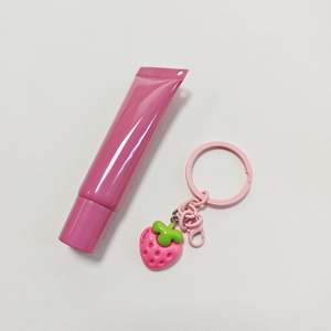 Tubo de bálsamo labial vacío rosa de 15 ml de marca privada, tubos de plástico cosméticos para crema de ojos, tubo de embalaje suave para brillo labial - Product Image 5