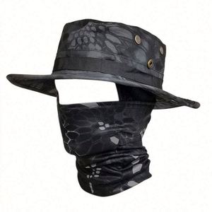 หมวกบอนนี่ขายส่ง สำหรับตกปลา เดินป่า ตั้งแคมป์ สกี มาส์กปิดหน้า บาลาคลาวา พร้อมหมวกซาฟารี สำหรับผู้ชาย สวมใส่สบายๆ ขี่จักรยาน กันแดดในชีวิตประจำวัน - Product Image 4