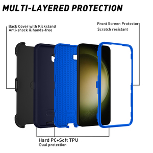 Heavy 360 Estuche a prueba de golpes 3 en 1 Estuche para teléfono móvil para Samsung <span class=keywords><strong>S</strong></span> 24 FE para SAMSUNG 25 PLUS - Product Image 4