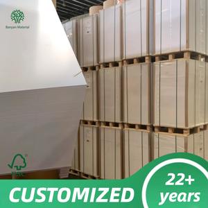 Vente directe d'usine Ningbo Carton plié couché C1S 250gsm 300gsm 350gsm Gc1 Fbb Carton ivoire Carton blanchi 170gsm-400gsm - Product Image 1