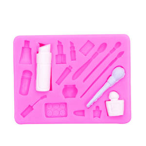 Moldes de Silicona 3D con Forma Rectangular para Repostería, 17 Moldes para Maquillaje, Labiales, Sombras de Ojos, Esmaltes de Uñas, Brochas de Maquillaje, <span class=keywords><strong>Fondant</strong></span> - Product Image 3
