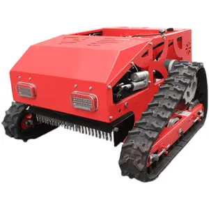 Robô cortador de gramado automático, cortador de gasolina agrícola sem fio com controle remoto