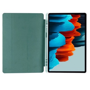 Custodia Sottile Trasparente con Porta Penna per <span class=keywords><strong>Samsung</strong></span> <span class=keywords><strong>Tab</strong></span> <span class=keywords><strong>S8</strong></span> <span class=keywords><strong>Plus</strong></span> S7 <span class=keywords><strong>Plus</strong></span> 12.4 Pollici, Cover Protettiva - Product Image 1