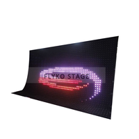P10 Led Video Wall LED DMX512 Video Star Cloth RGB Vision Cortina RGB Software Cortina para espectáculo de fiesta de boda