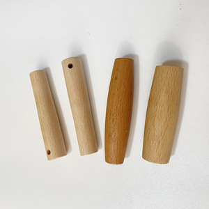Mangos de madera de haya y palisandro con orificios pasantes para utensilios de cocina y herramientas, diseño rústico duradero - Product Image 3