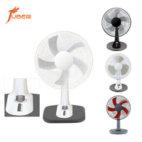 Ventilateur de table mécanique à 3 vitesses, 16 pouces, grille amovible facile à nettoyer, fonctionnement silencieux, base robuste, ventilateur de table à bouton-poussoir