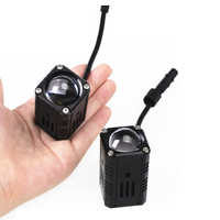 Petits feux de voiture à LED Devil Eye, LED clignotants sans erreur, faisceau haut/bas, mini projecteur LED pour phare de voiture, moto