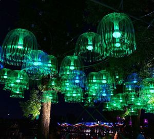 Hot Sale Decorative <strong>Lamps</strong> Fiber Optic Chandelier with <strong>Jellyfish</strong> Shape Fibre Optic <strong>Lamp</strong> - Product Image 6