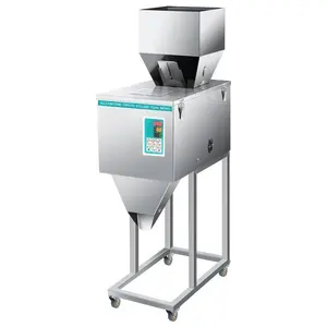 1-999g Automatic Bag Powder Filler Granule Weighing Filling Machine is used for Tea Seed Cereal Food Packaging Machine