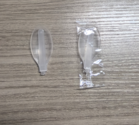 Cuillère et fourchette miniatures jetables de qualité exceptionnelle pour les fêtes et la crème glacée, couteau en plastique pliable