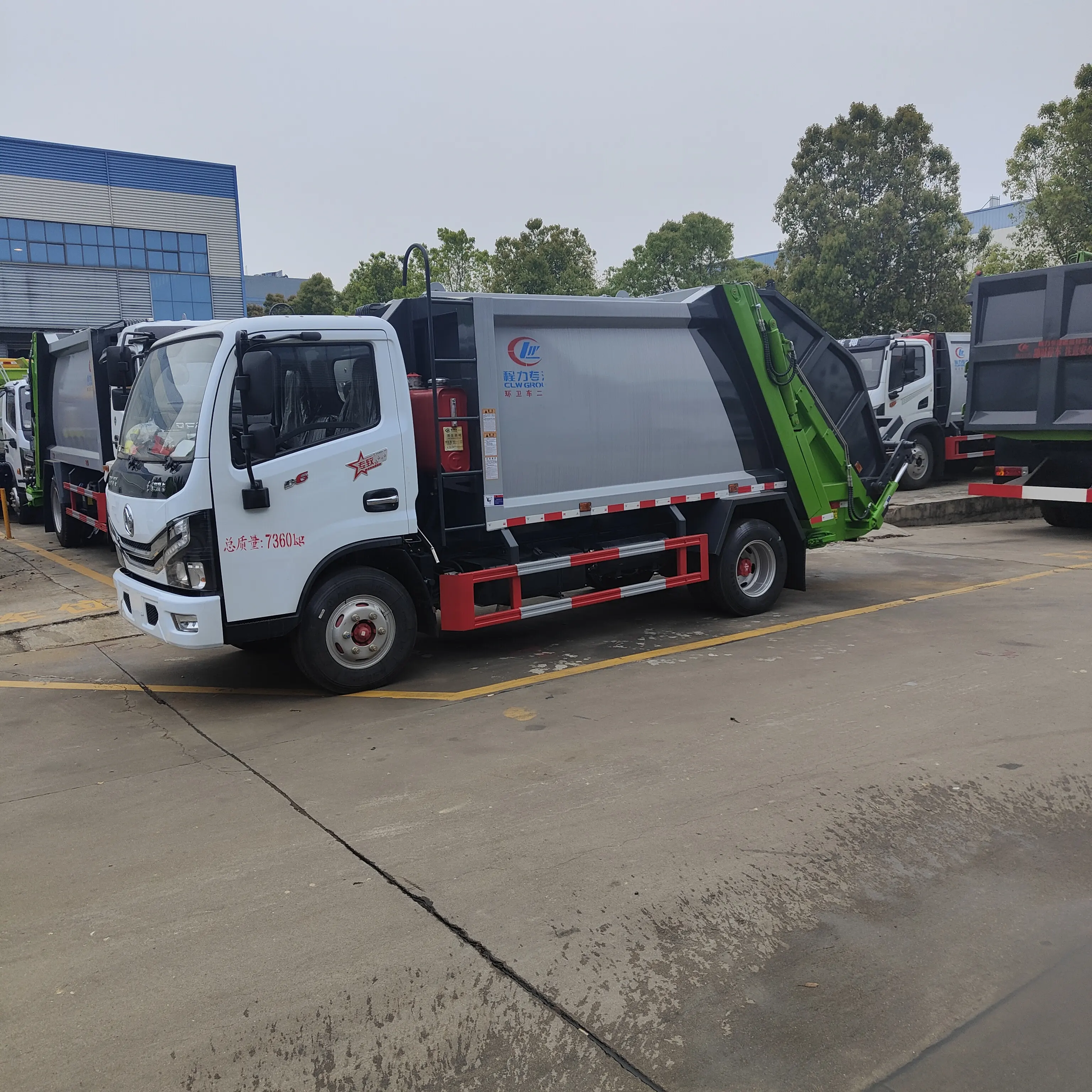 חדש לגמרי אשפה מכבש משאית 10cbm גדול קיבולת פסולת משאית הידראולי מכבש מחיר זול למכירה