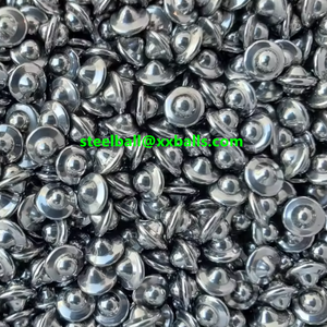 Perhiasan emas & perak besi tahan karat Media pemoles putar magnetik Media Tumbler 5mm * 7mm Media penyelesaian getaran - Product Image 3